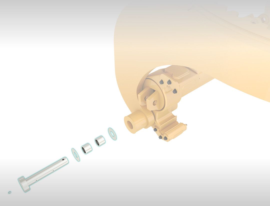 Greasable Blade Tip Pin Assembly