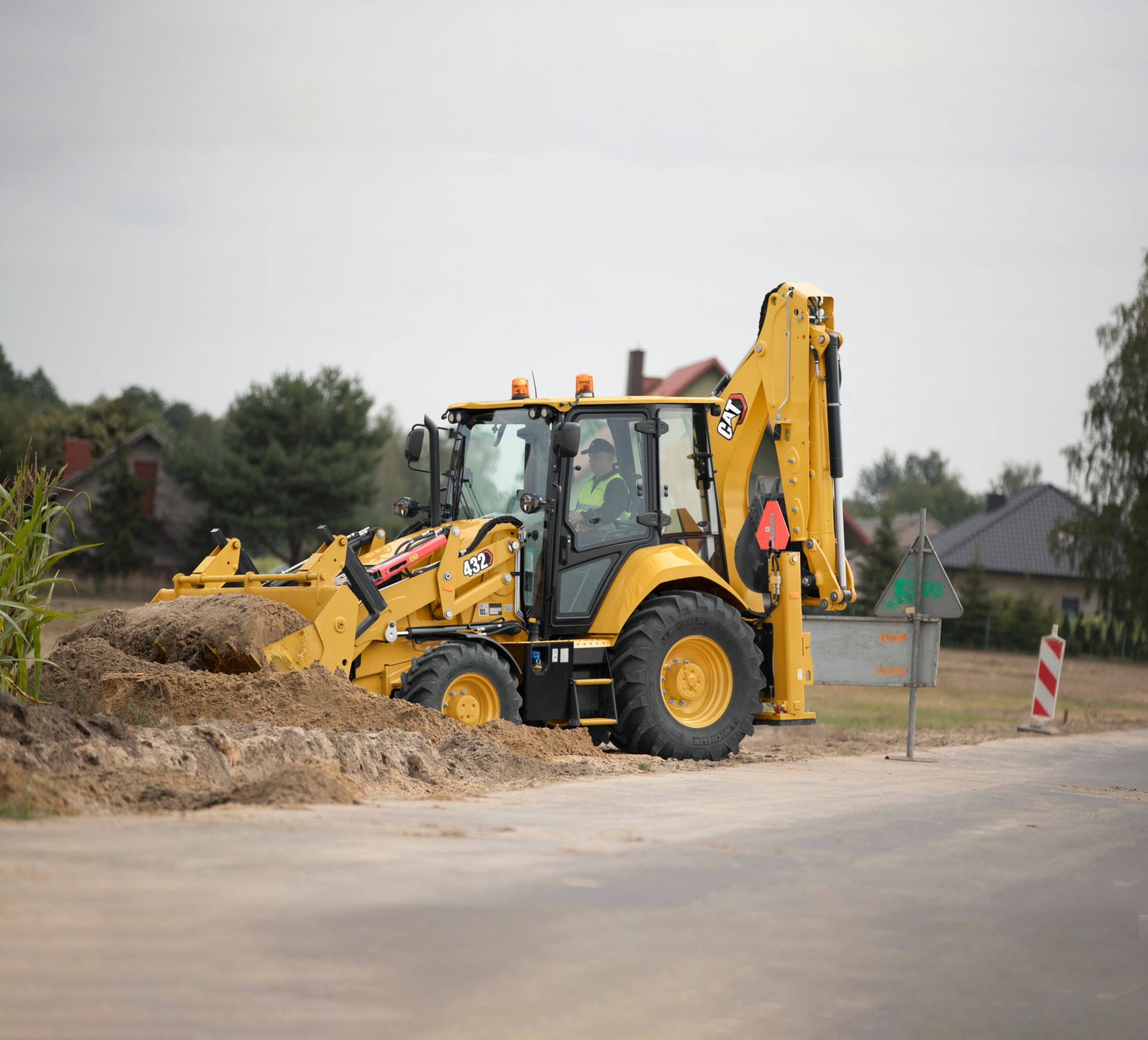 The 432 Backhoe Loader.