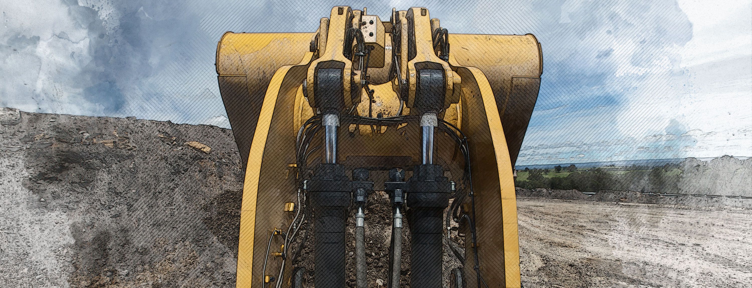 Silinder dan Batang Hidraulik Cat