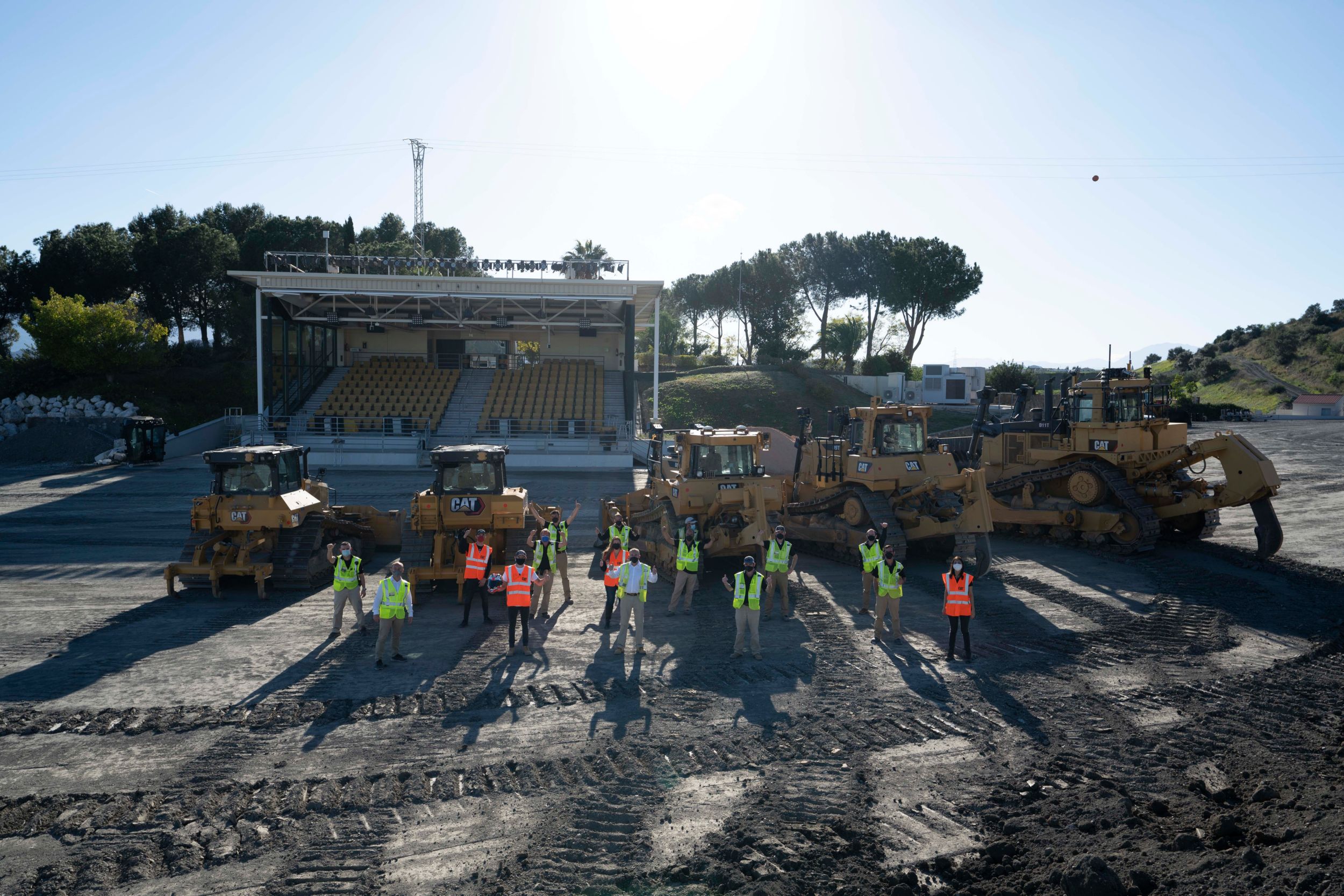 Group photo with Malaga demonstrators