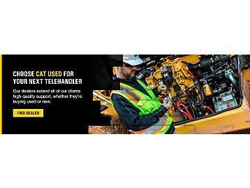 Choose Cat Used for Your Next Telehandler
