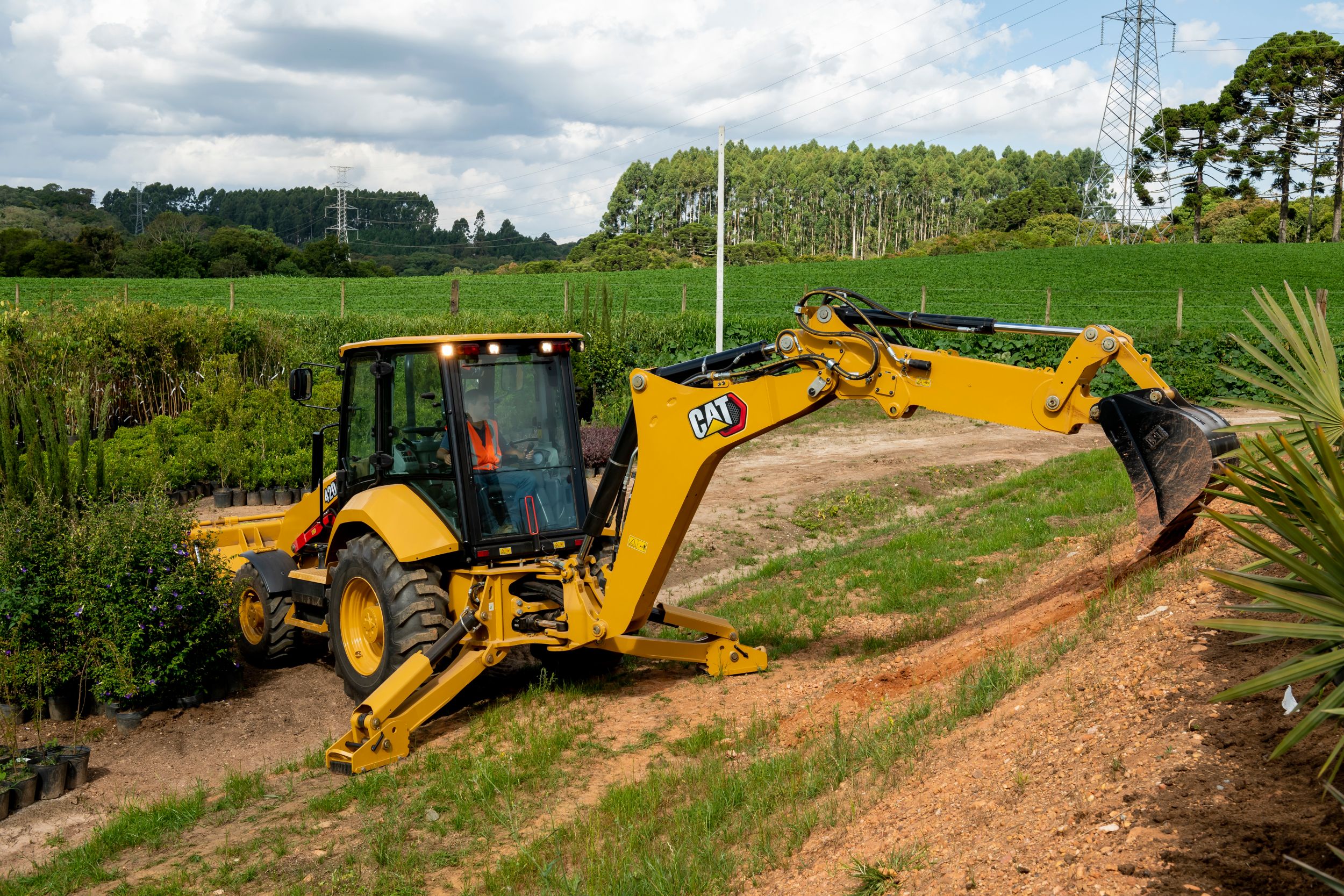 420 Backhoe Loader rear
