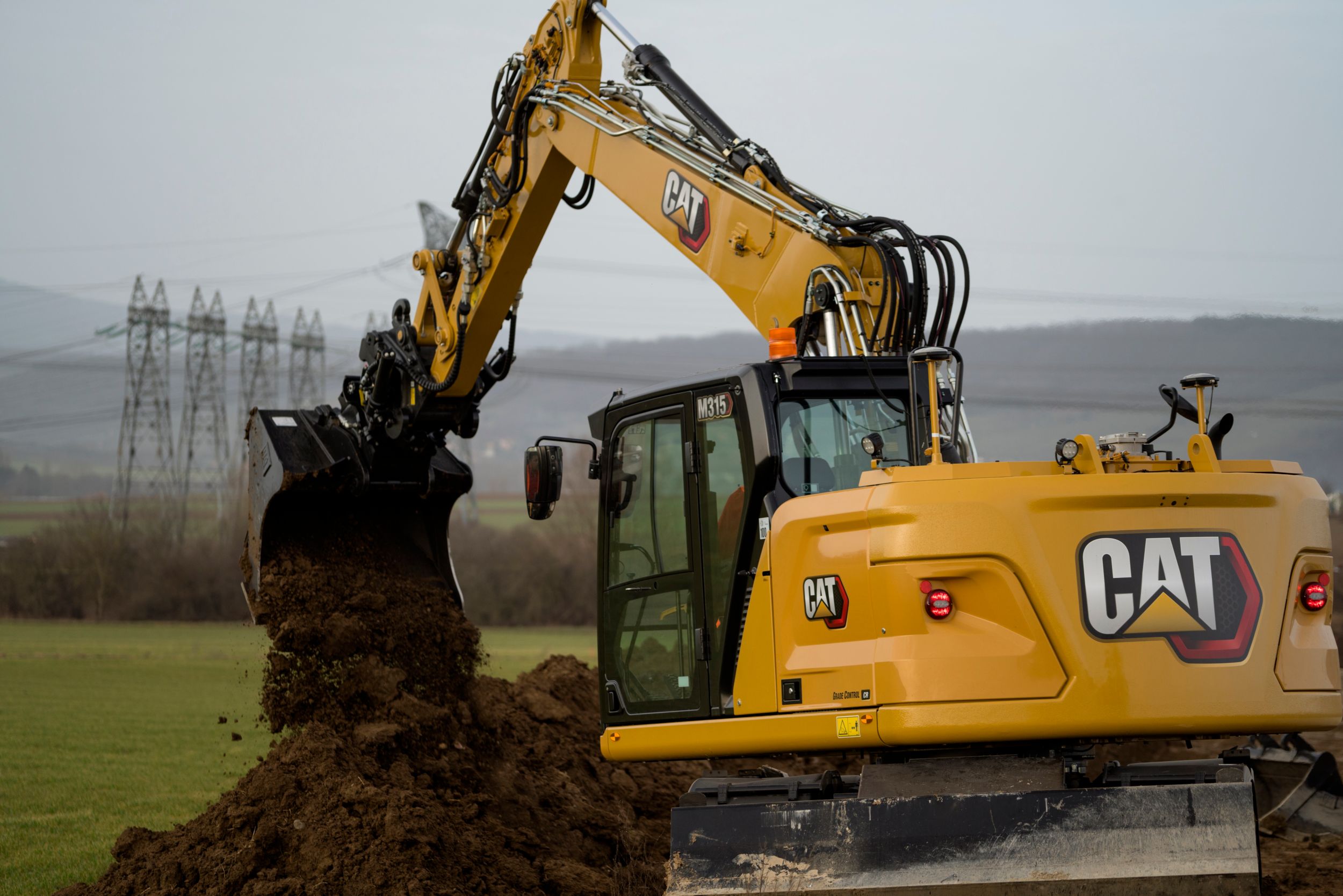 Usine de fournisseurs d'excavatrices sur pneus Caterpillar M315D2 à bas  prix, Service de gros