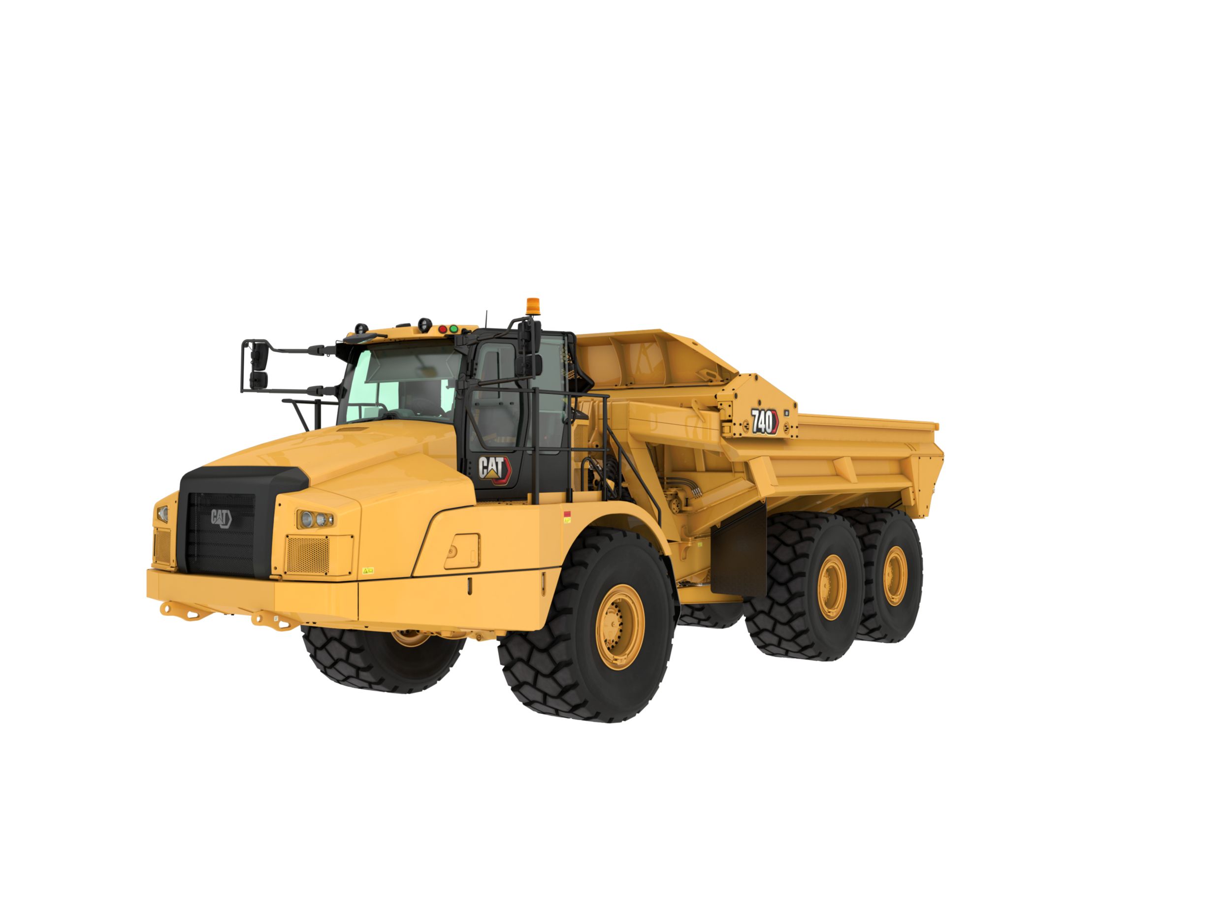 Miniatura Caminhão Articulado Caterpillar Modelo 740B EJ Escala 1