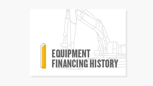 Equipment Financing History