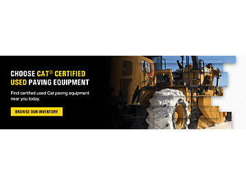 Choose Cat® Certified Used Paving Equipment