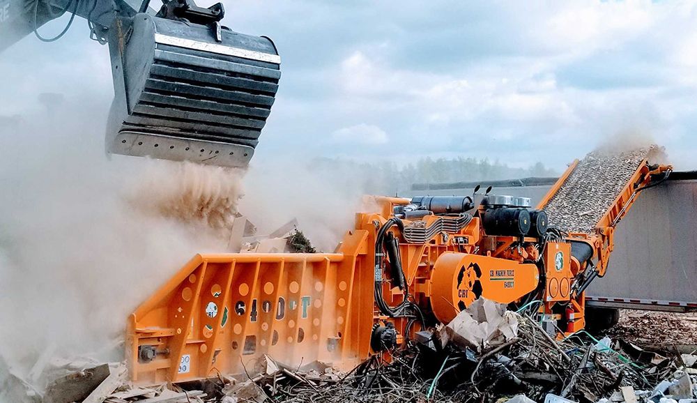 CBI horizontal grinder Cat C27 Engine Cat Caterpillar