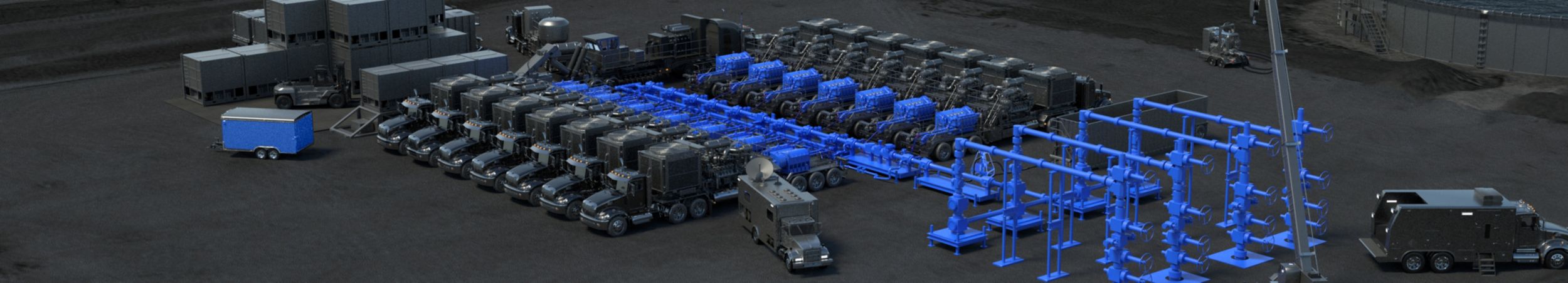 Well Service Frac Site