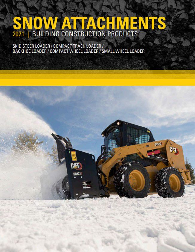 Cat Attachments for Snow brochure