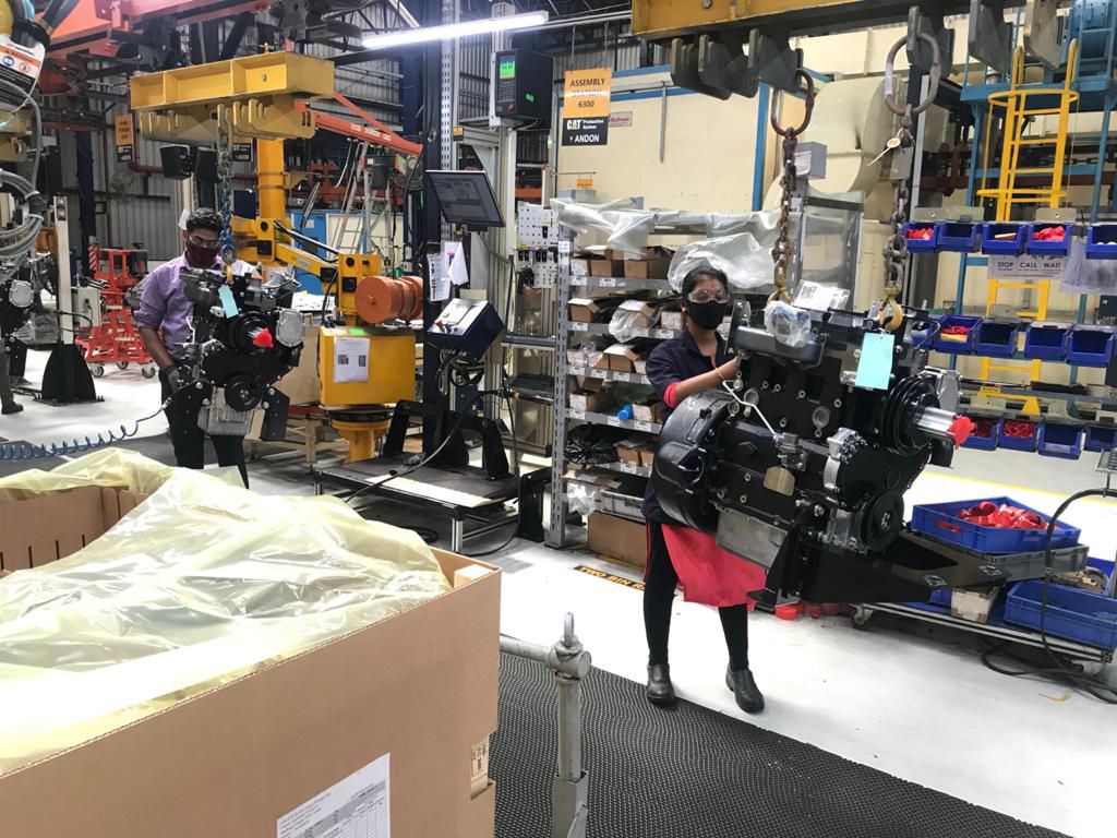 caterpillar showroom in hyderabad