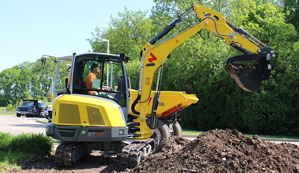 Wacker Neuson ET42 compact track excavator