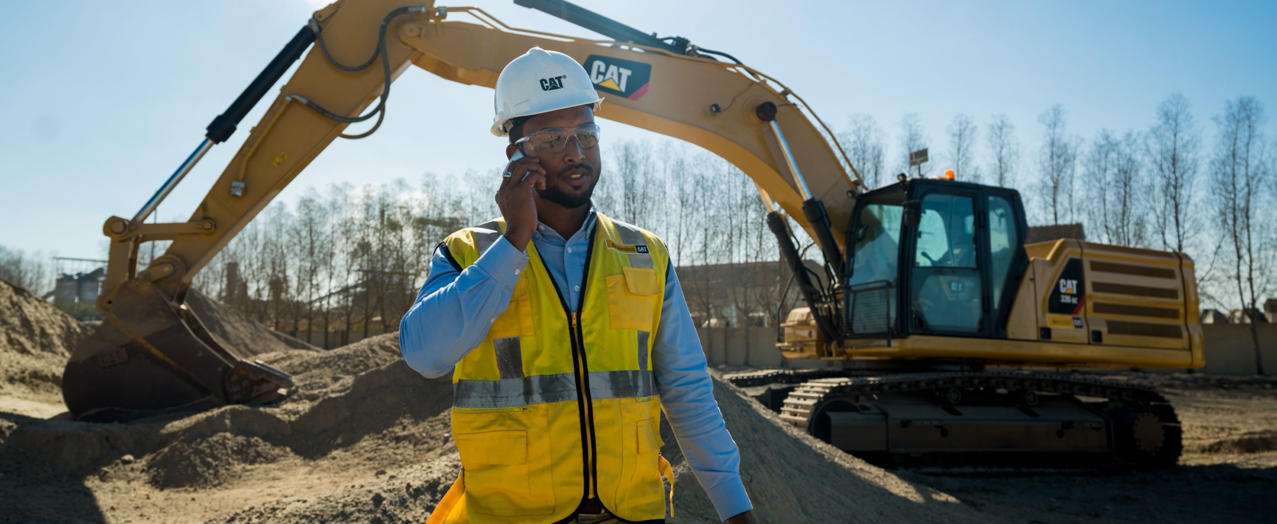 Operator looking at telemetics