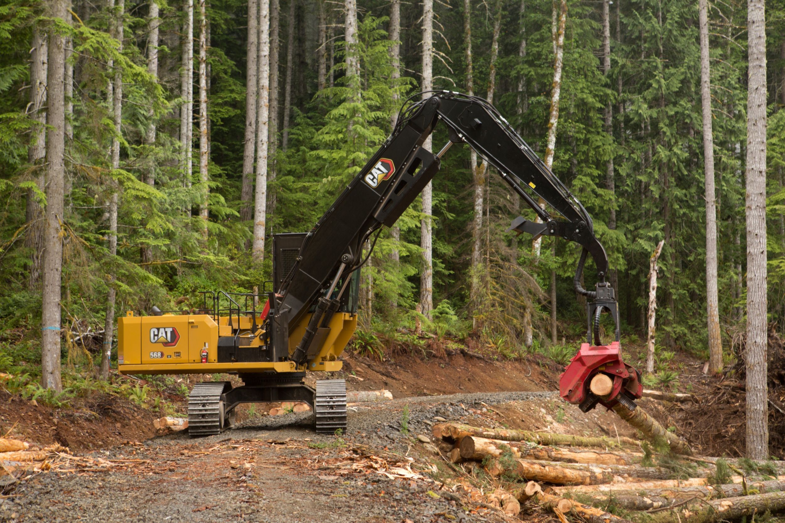 FM568 General Forestry and Log Loader Machine>