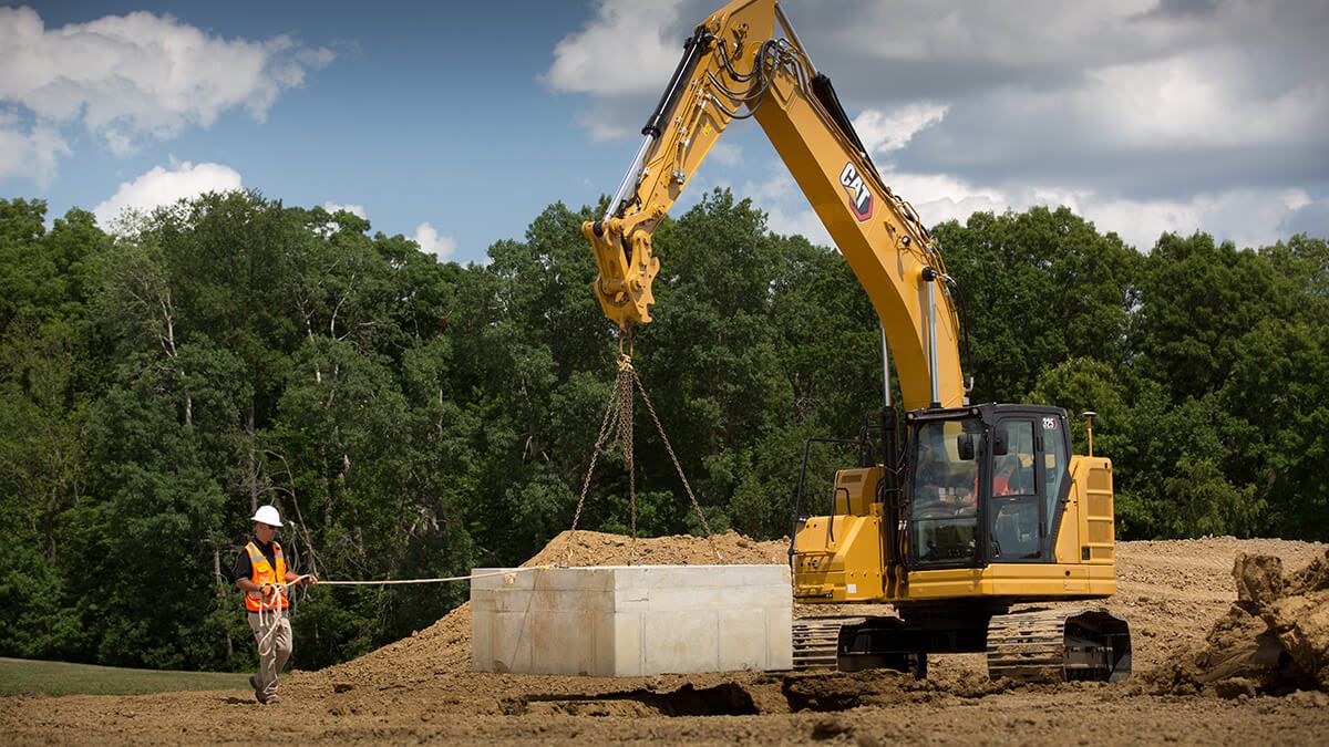 Finding Your Excavator Lift Capacity, Cat