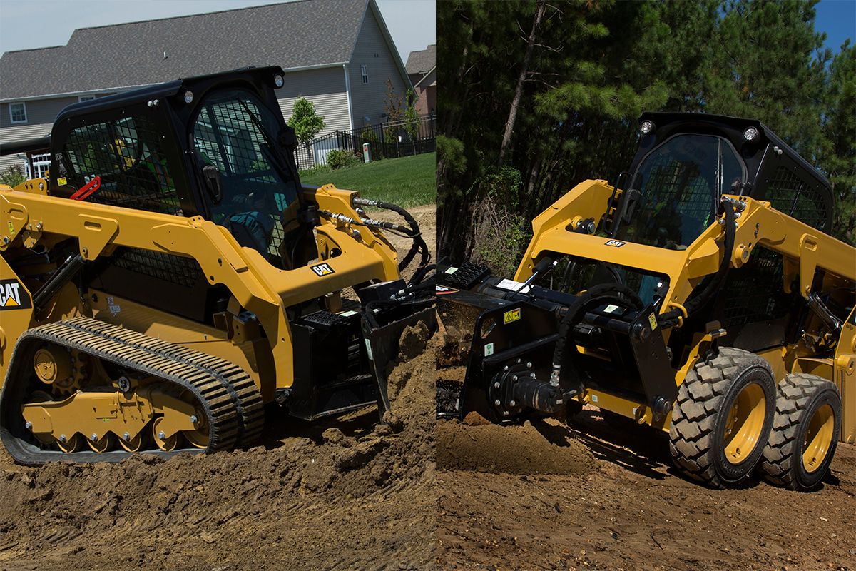Tracks vs. Wheels Cat Caterpillar