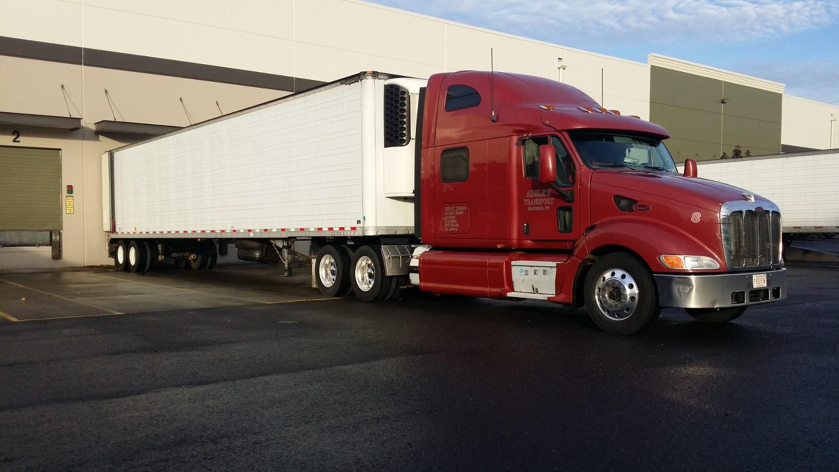 Million Miler Adele Khais loading at a warehouse in Vancouver, WA.