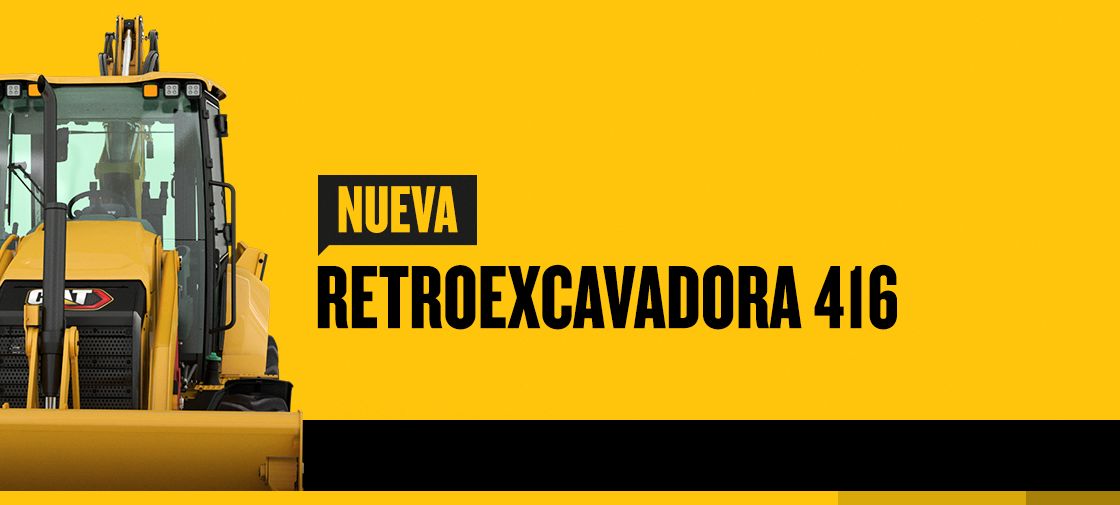 Nueva retroexcavadora Cat 416