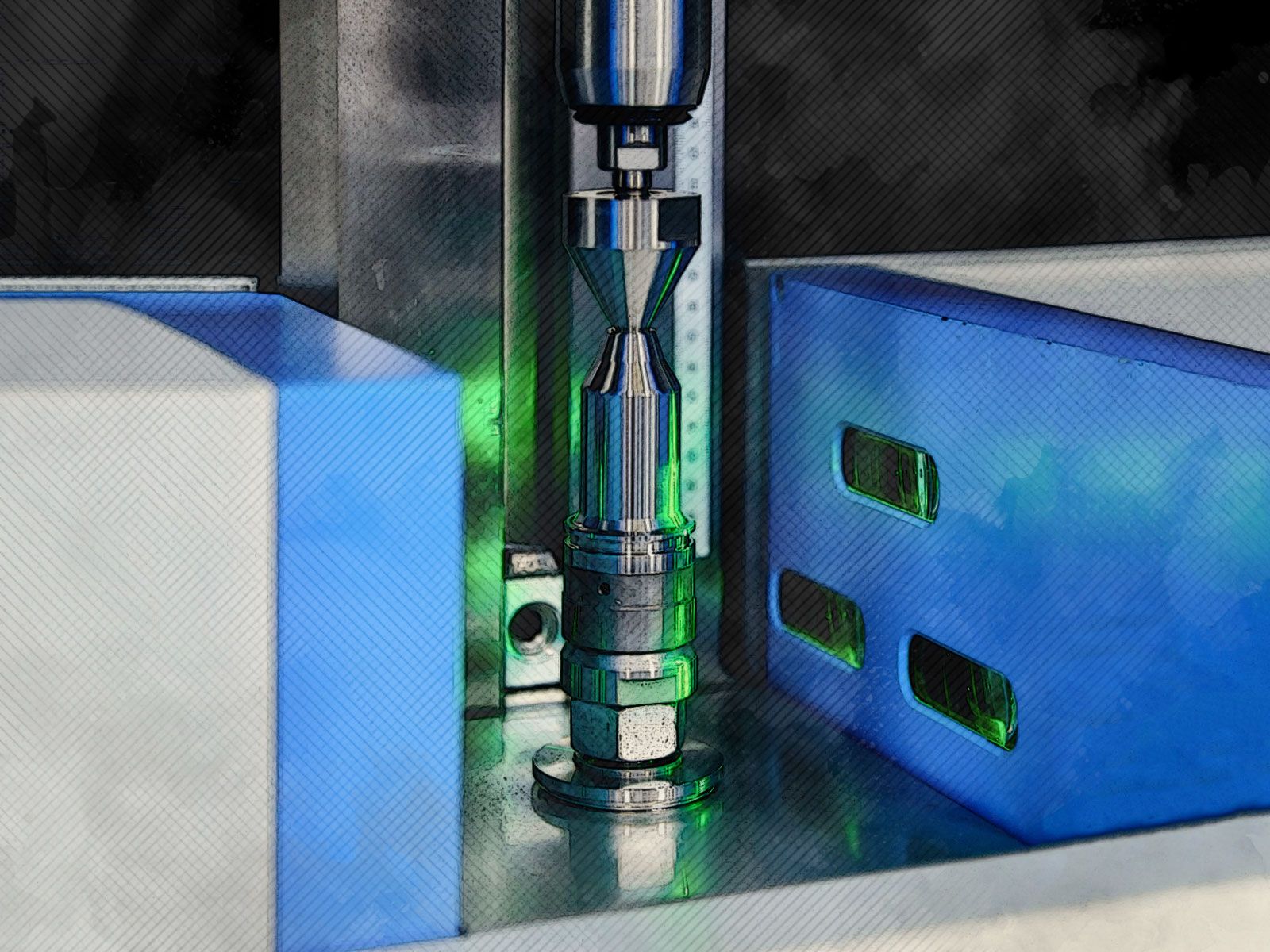 Cat Injector Being Remanufactured