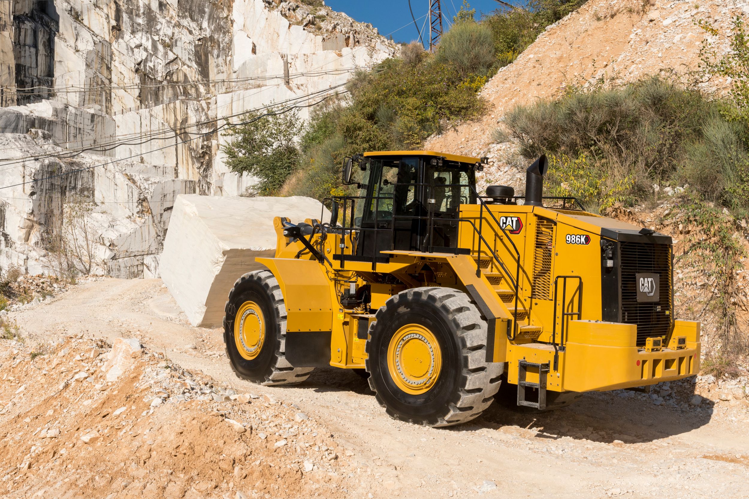 986K Large Wheel Loader - Block Handler