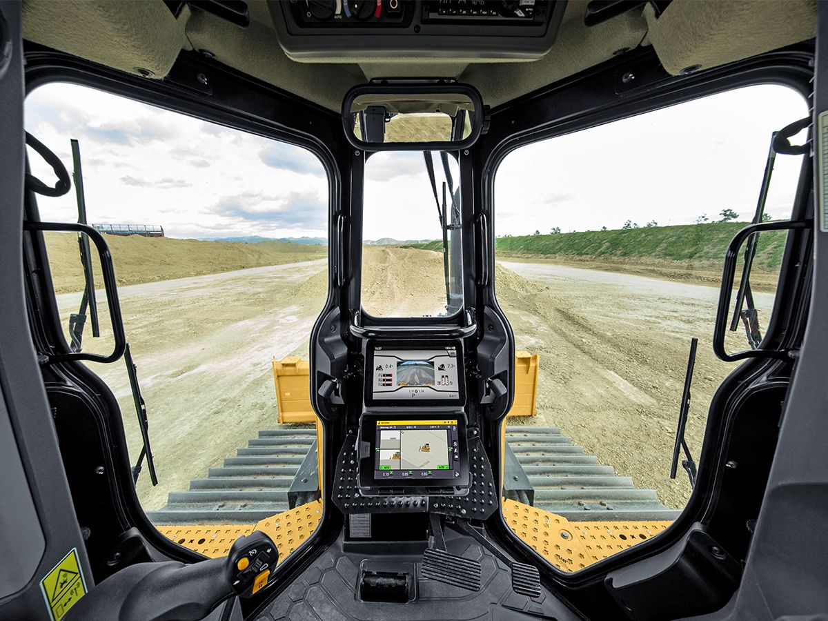 Cabine spacieuse du tracteur D5