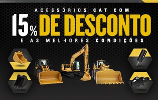 Acessórios Cat com 15% de desconto e as melhores condições