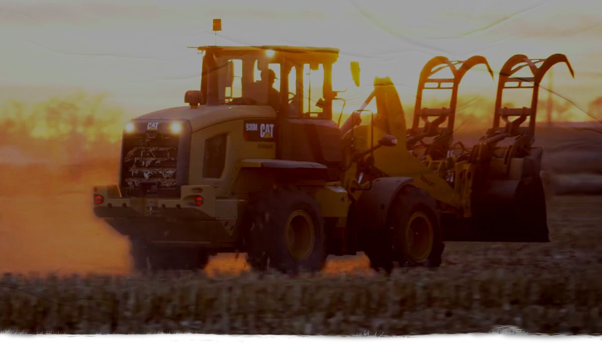 Cat 930M Ag Handler Small Wheel Loader at Work