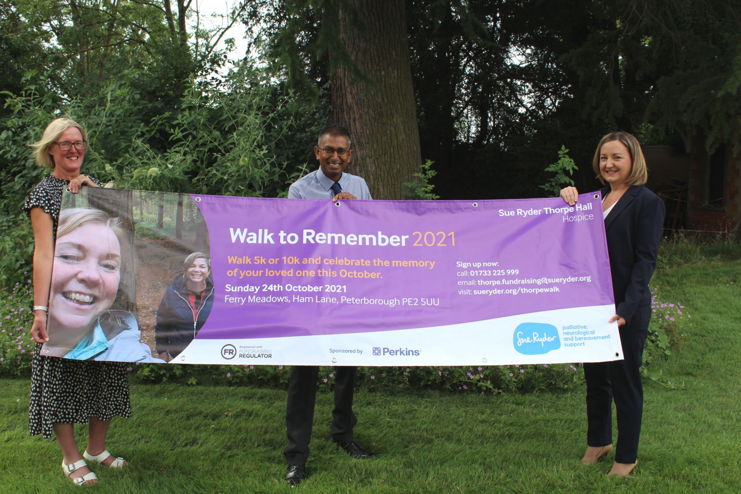 Perkins to sponsor Sue Ryder’s Walk to Remember Peterborough event
