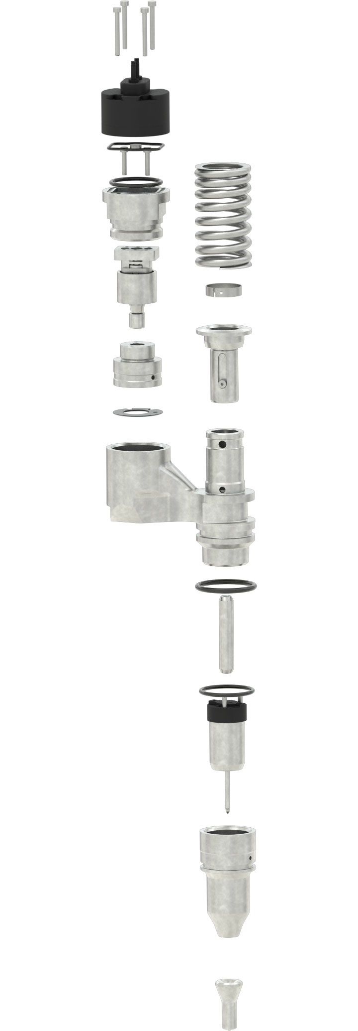 Cat Reman Fuel Injector Exploded View