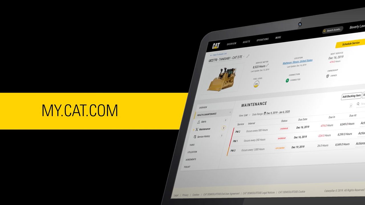 Be in Control of your equipment with Cat® Equipment Management