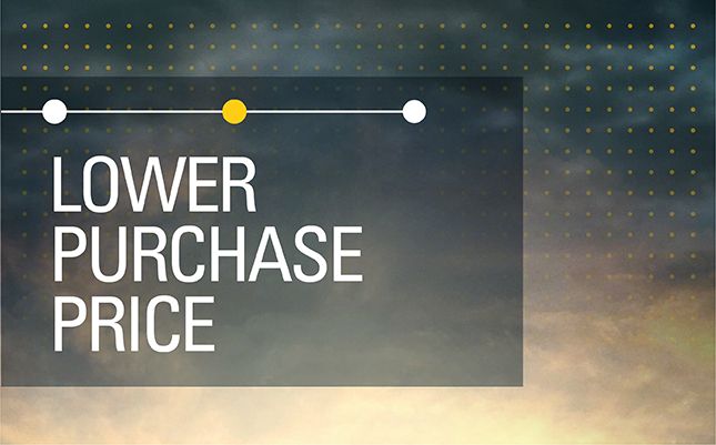 Lower Purchase Price