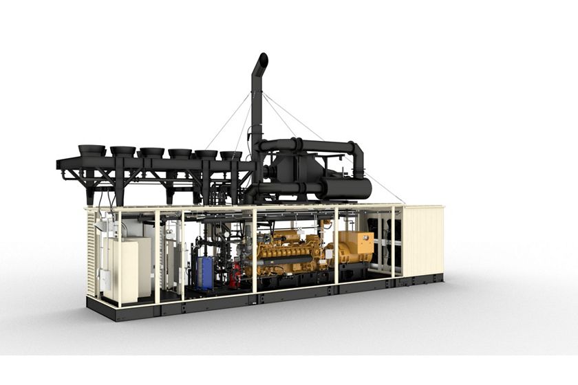 CHP2500 Gas Enclosure Open View