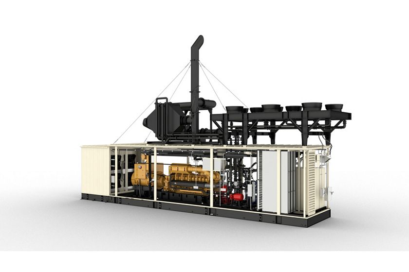 CHP2500 Gas Enclosure Open View