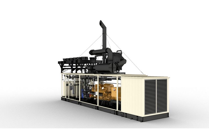 CHP2500 Gas Enclosure Open View