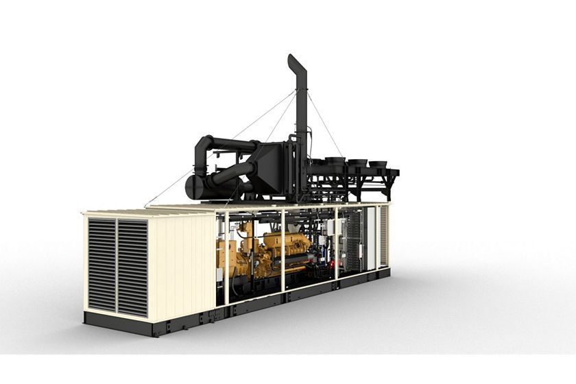 CHP2500 Gas Enclosure Open View
