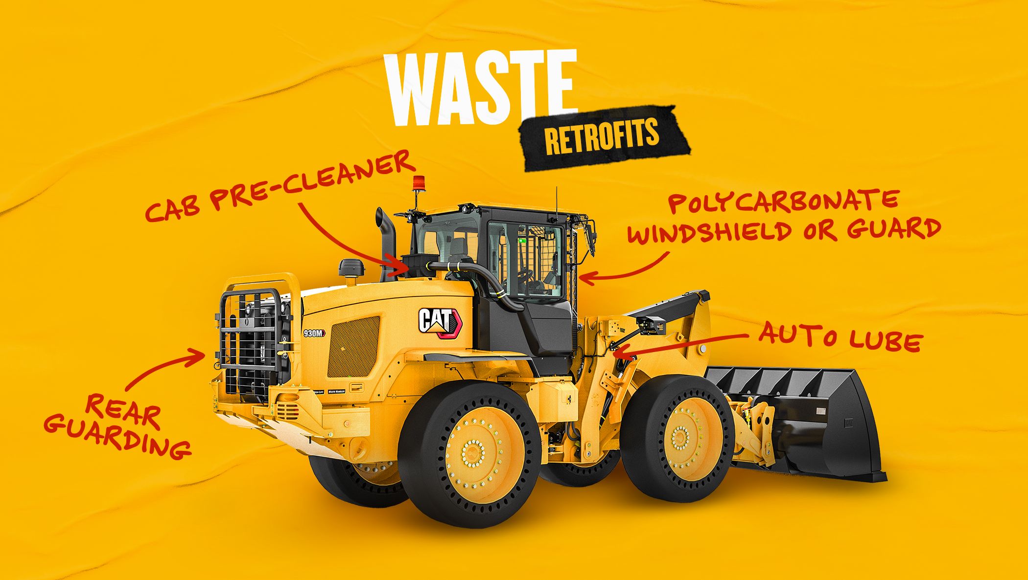 Explore our most popular Cat® compact and small wheel loader major retrofit upgrade kits for the construction industry.