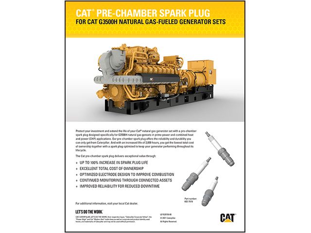 Cat® Spark Plugs for Gas Engines