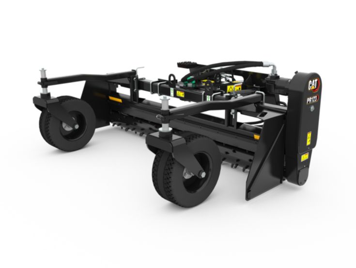 Râteaux à tambour motorisé - Orientation hydraulique PR123