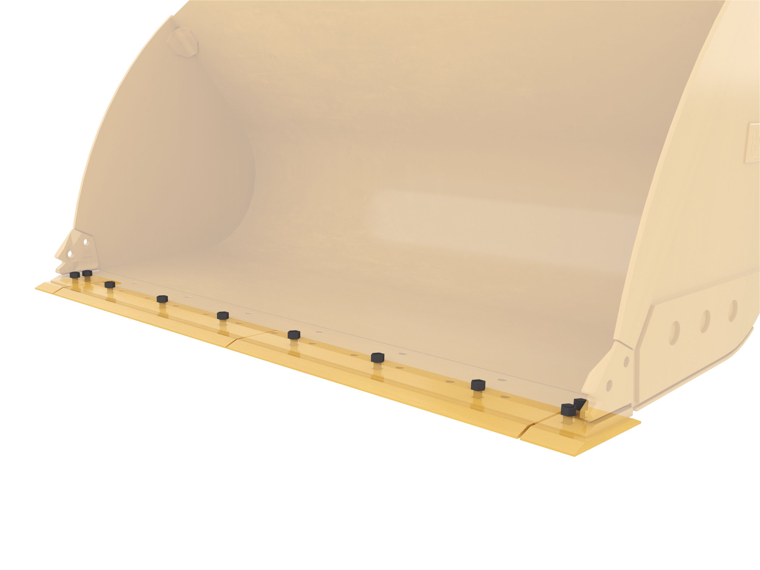 Двусторонняя режущая кромка, состоящая из 4 частей