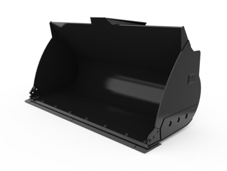 Buckets - Loader - 3.2 m3 (4.2 yd3), Fusion™ Coupler, Bolt-On Cutting Edge, 23.5R25 Tires