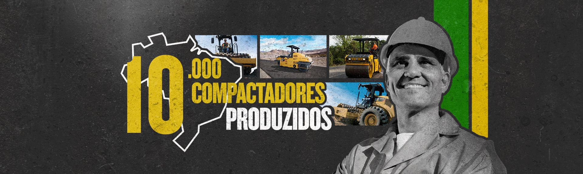10.000 compactadores Cat® produzidos no Brasil