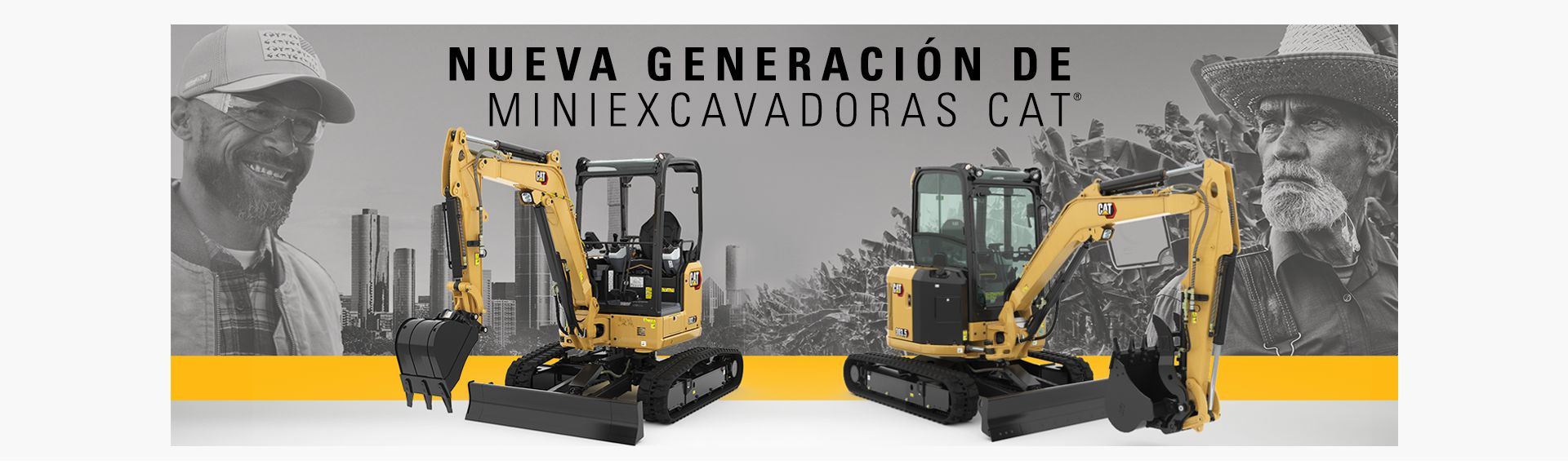 Nueva Generación de Miniexcavadoras Cat