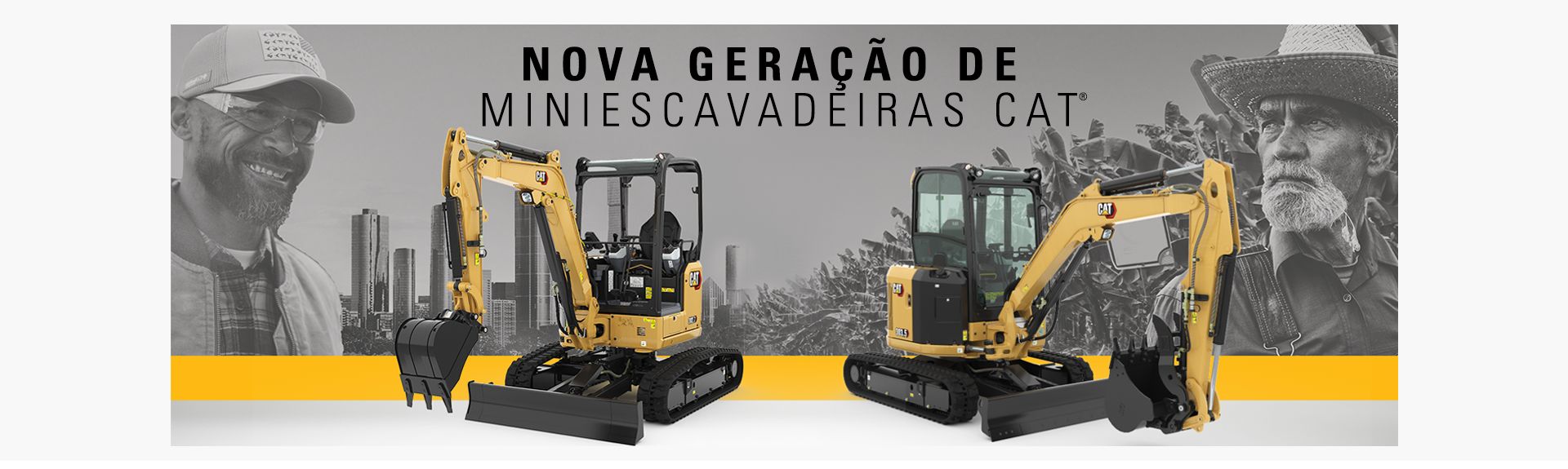 Nova Geração de Miniescavadeiras Cat