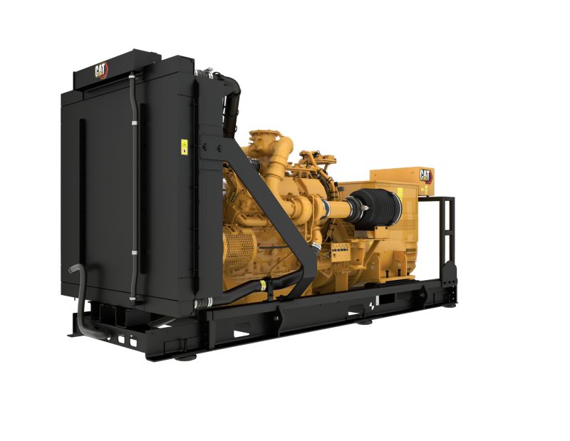 C32 Front Left View, Diesel Generator Set