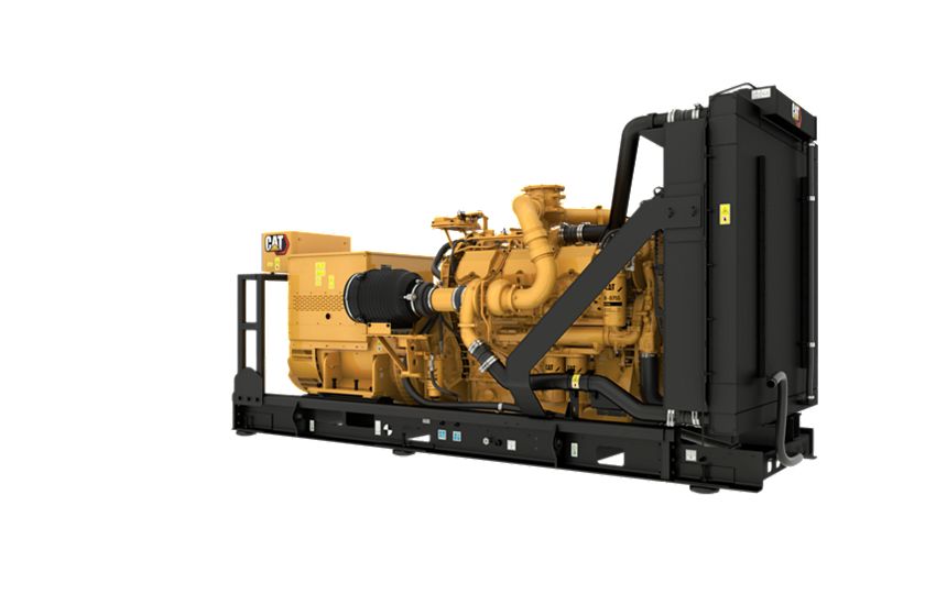 C32 Front Right View, Diesel Generator Set