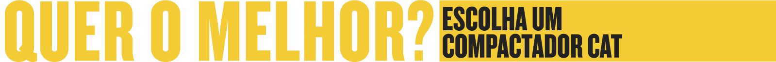Quer mais? Escolha um compactador Cat