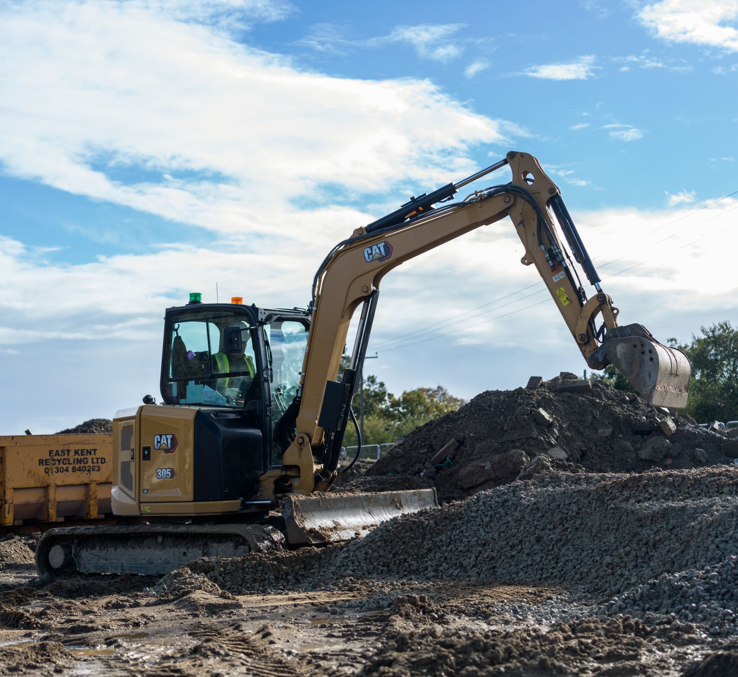 New Cat 305 CR Mini Hydraulic Excavator Delivers More Power And 