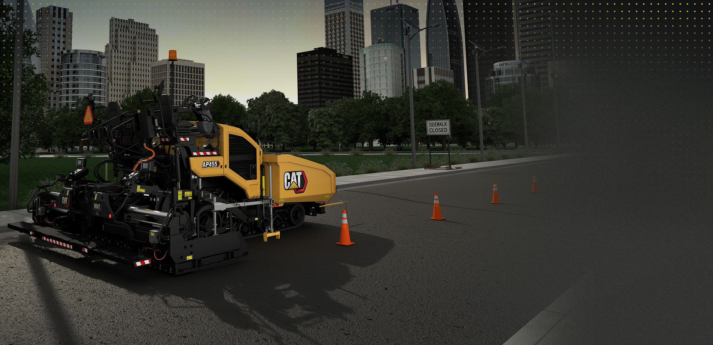 Rise Up To Meet the Road With Cat® Asphalt Pavers