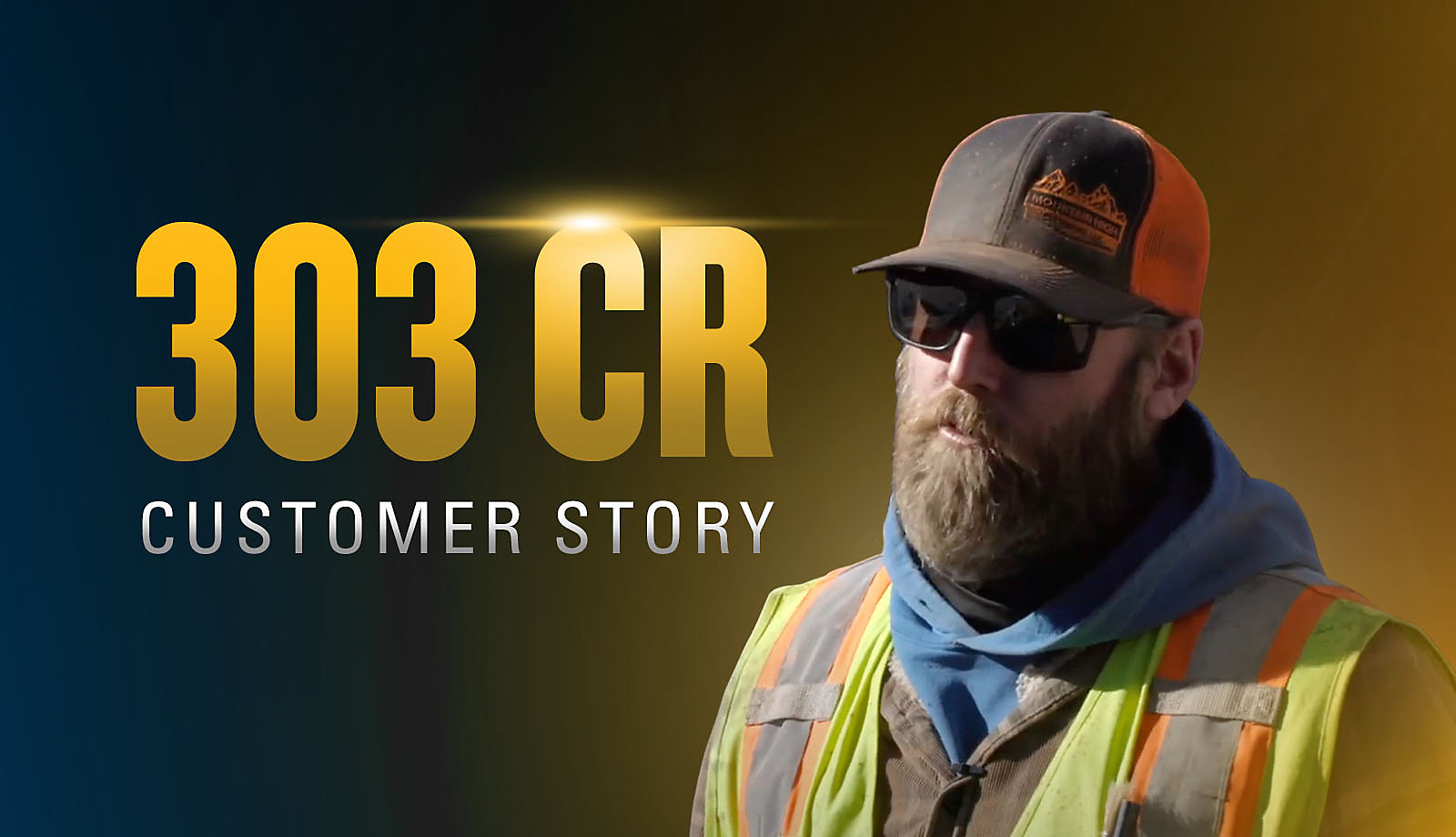 Cat® 303 CR Mini Excavator Customer Story – Mountain High Excavating (Arizona, United States)