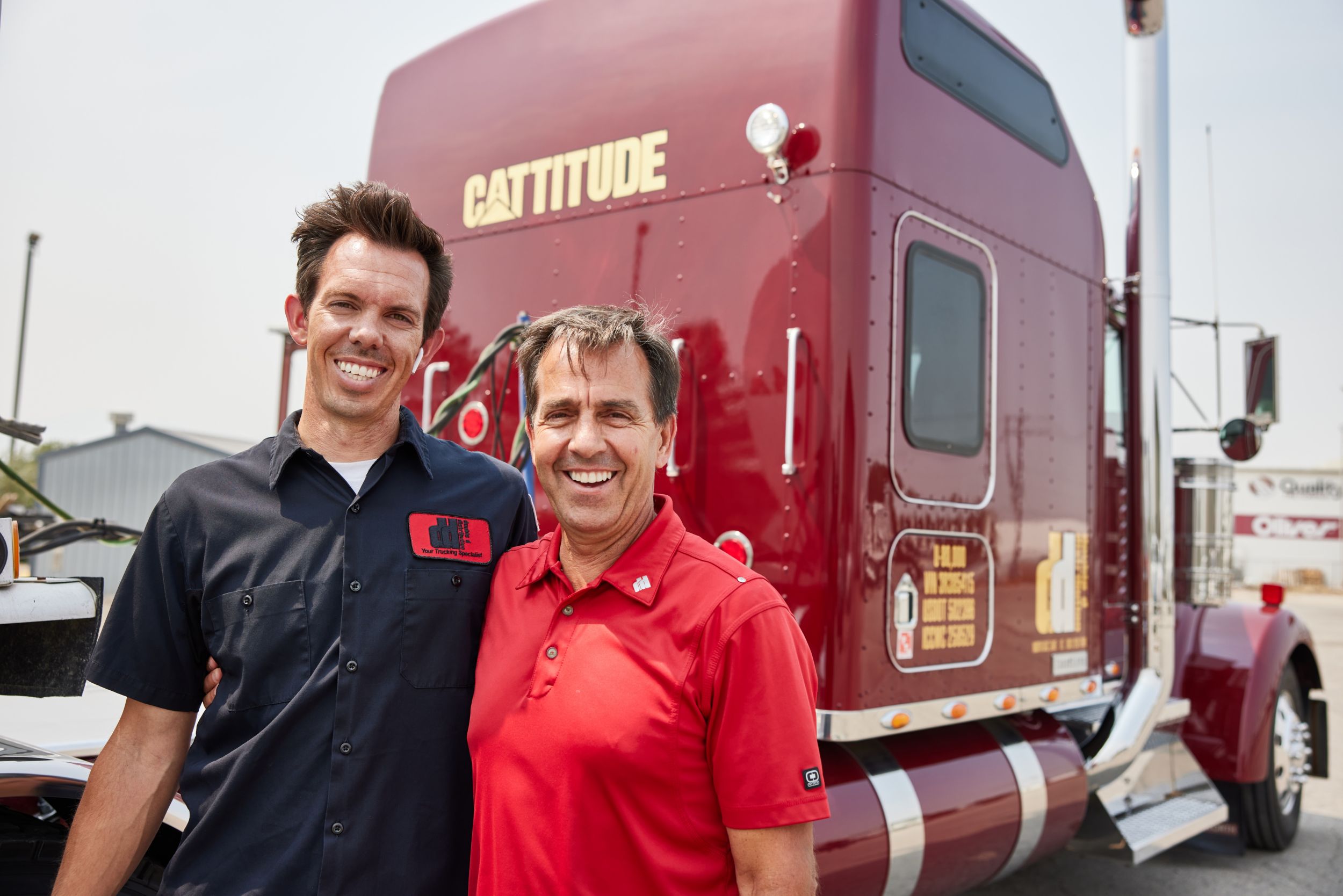 Mark Droubay and his son, Skyler