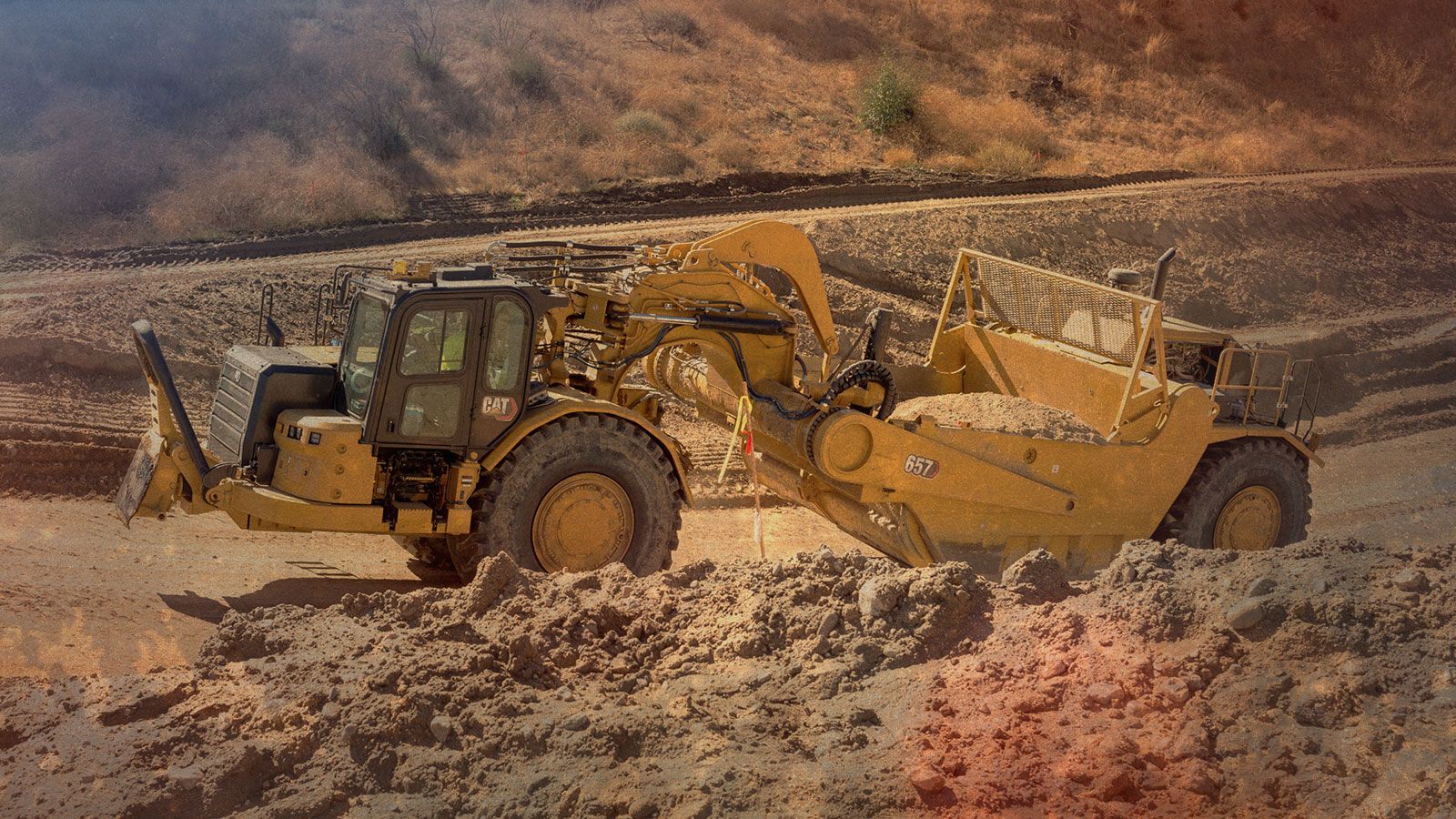 Powertrain & Hydraulic CVAs for Wheel Tractor Scrapers